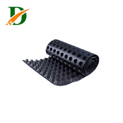 Plastic drain board with dimple height 25mm plastic drainage cell plate